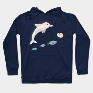 A dolphin and is friends Hoodie